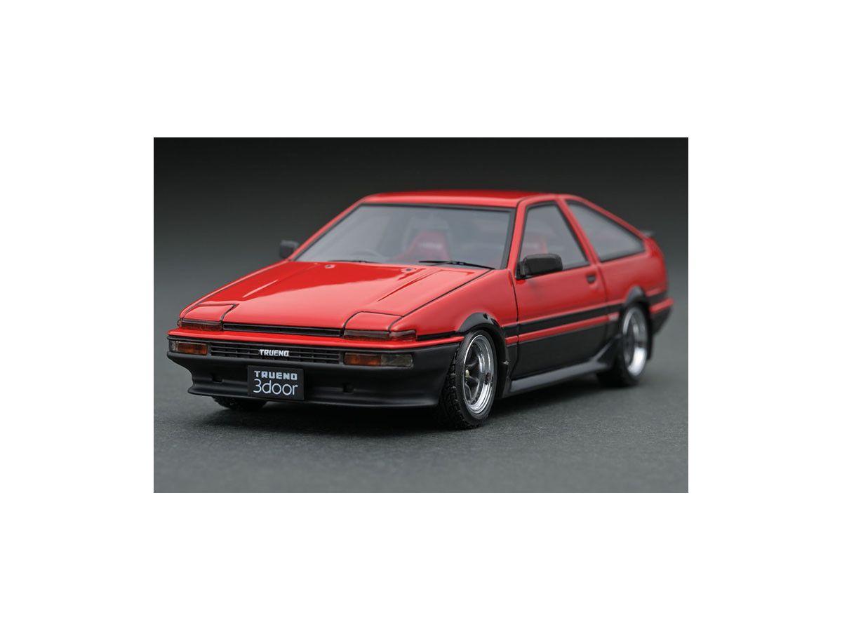 1/43 Toyota Sprinter Trueno (AE86) 3-Door GT Apex Red / Black