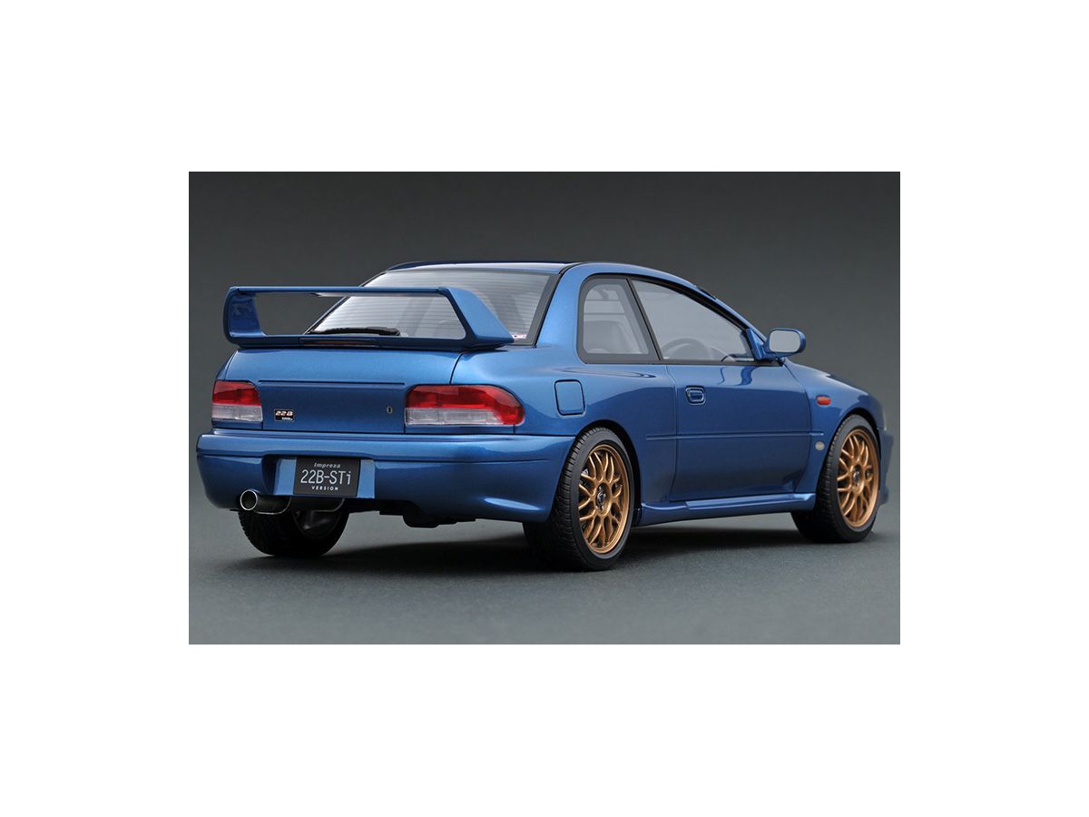 1/18 スバル インプレッサ 22B-STi GC8改 ブルー | HLJ.co.jp