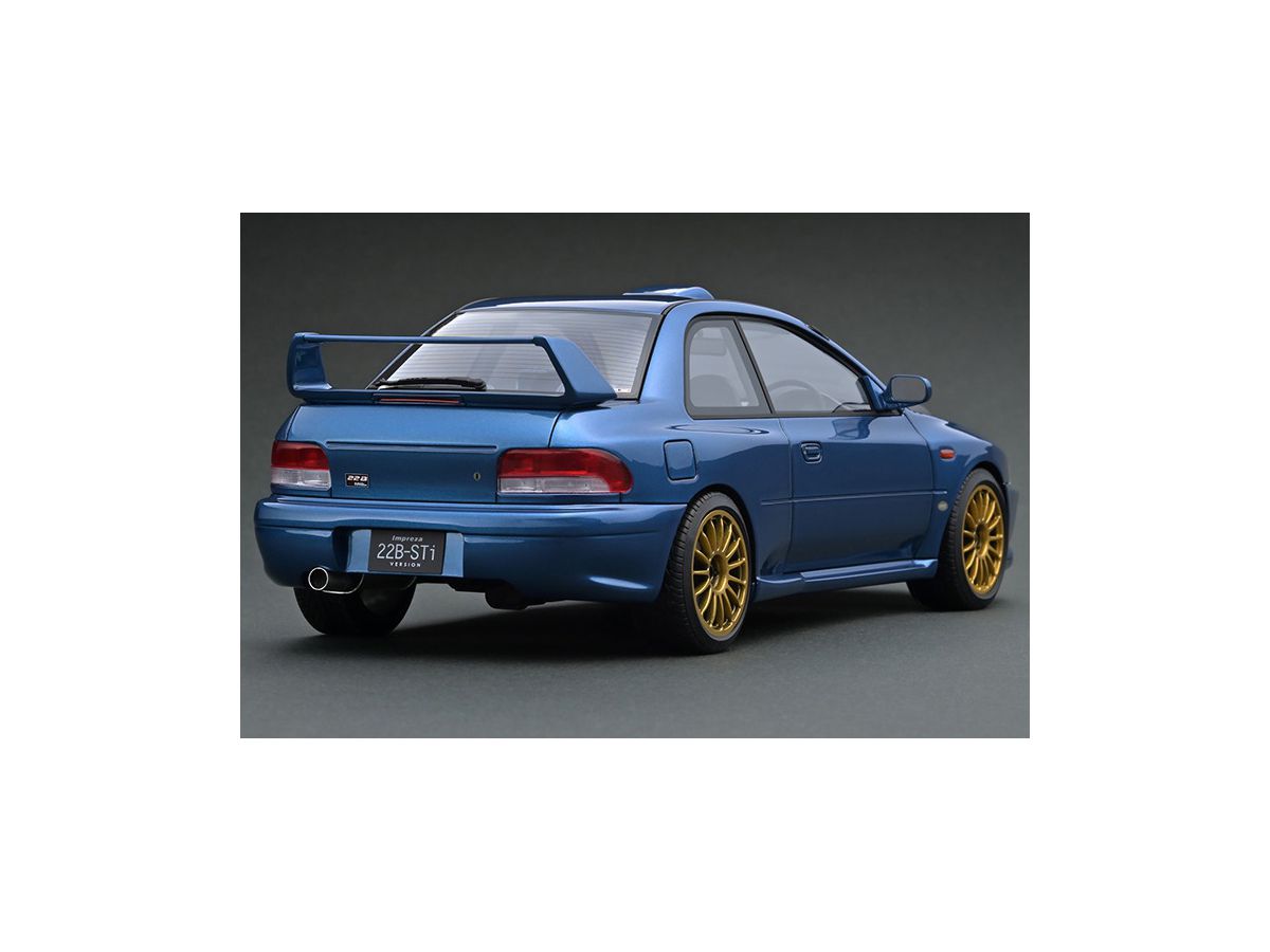 1 18 インプレッサ 22b Sti Gc8改 ブルー ライトポット By イグニッションモデル ホビーリンク ジャパン 1 18 インプレッサ 22b Sti Gc8改 ブルー ライトポット By イグニッションモデル ホビーリンク ジャパン