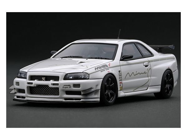イグニッションモデル 1/43 日産スカイライン GT-R マインズ (R34) 1/43 IG Ignition Model Nissan Skyline GT-R GTR Mine's (R34