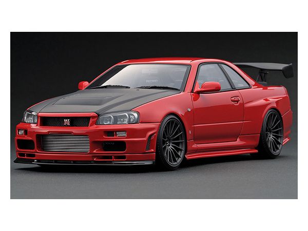 1/18 ニスモ R34 GT-R R-tune レッド エンケイホイール | HLJ.co.jp