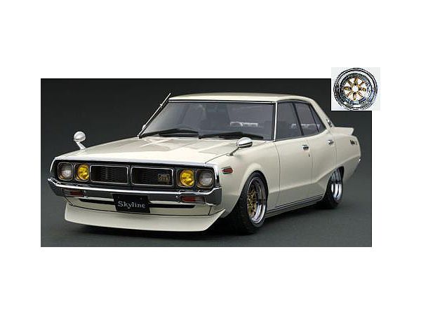 1/18 Nissan Skyline 2000 GT-X (GC110) White | HLJ.co.jp