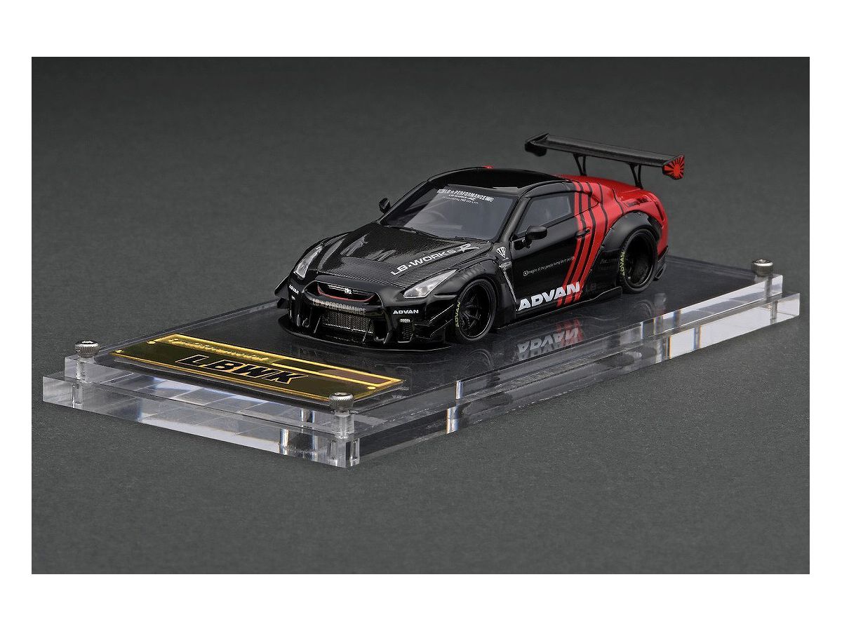 1/64 LB-WORKS Nissan GT-R R35 type 2 Black / Red | HLJ.co.jp
