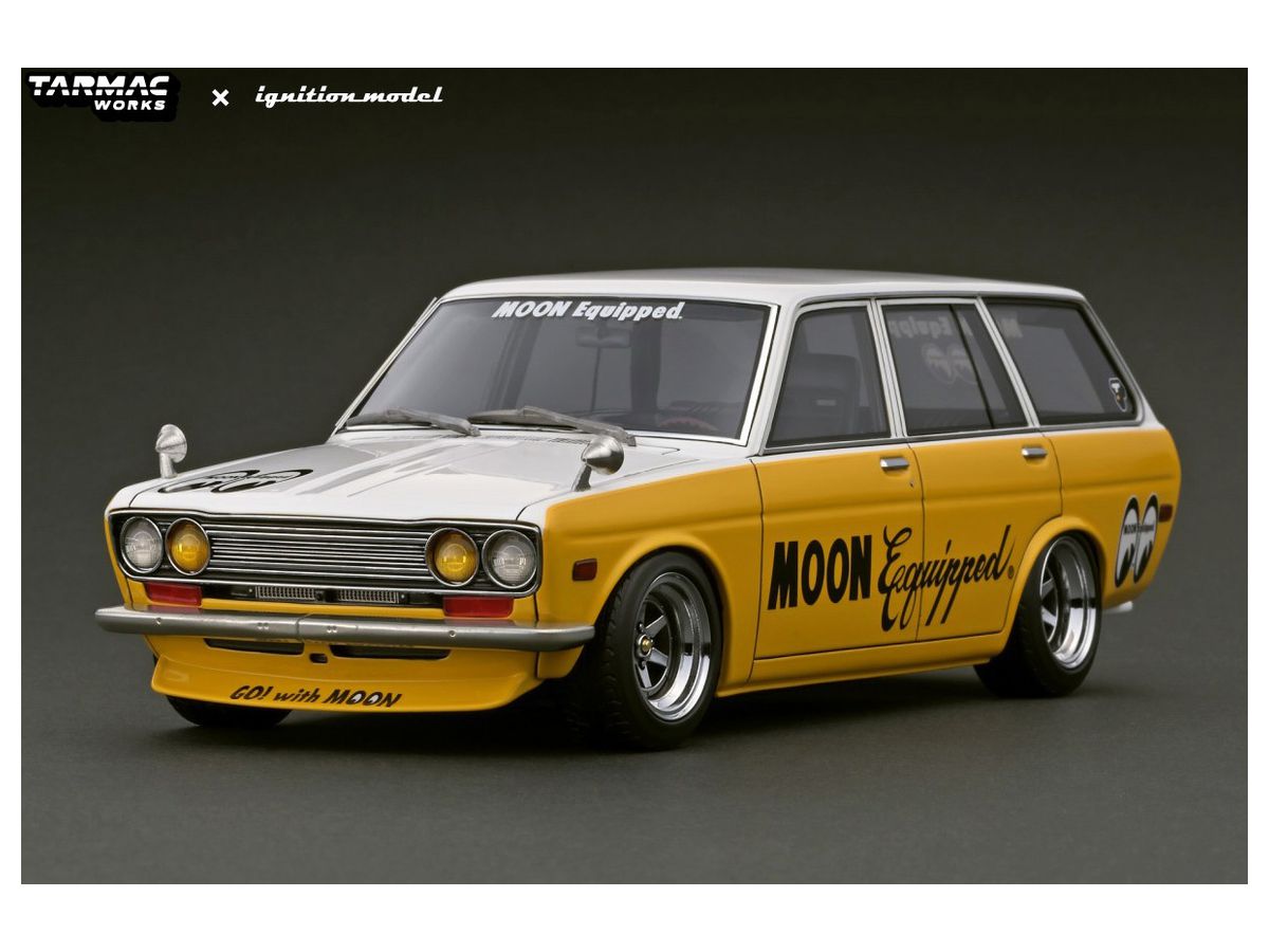 1/18 Datsun Bluebird (510) Wagon Yellow / White | HLJ.co.jp