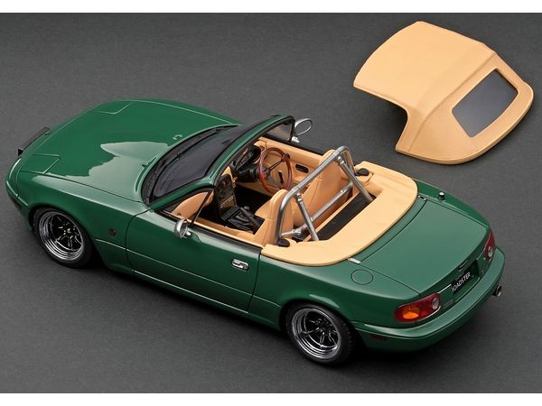 ユーノス ロードスター (NA) 1/18 グリーン 1/18スケール 新製品「ユーノス ロードスター (NA)」カラー