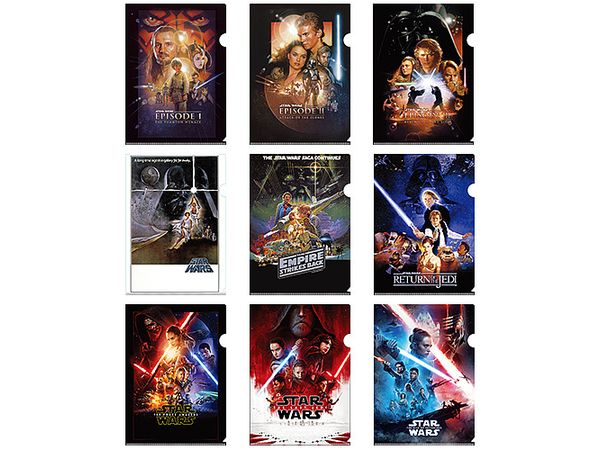 スターウォーズ サーガ/ クリアファイル3枚セット 3種 | HLJ.co.jp