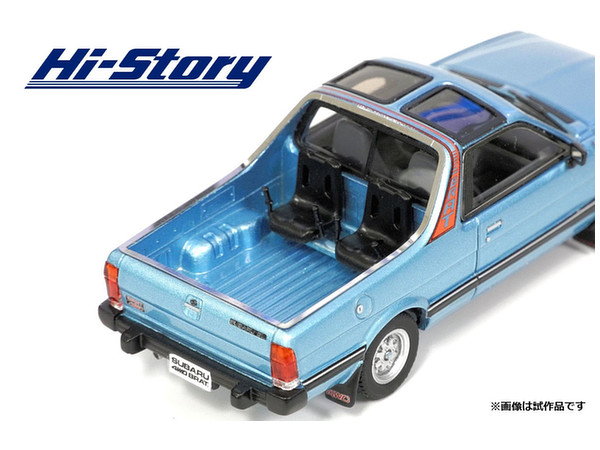 ハイストーリー 1/43 スバル ブラット GL (1984) レッドメタリック Hi