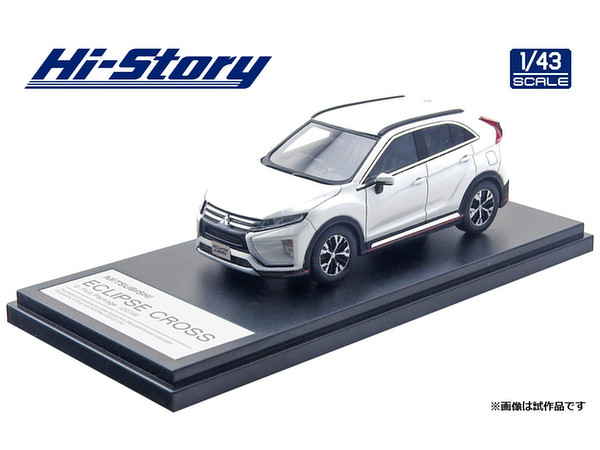 Hi-Story 1/43三菱 エクリプス クロスGプラスパッケージ2018白 Hi-Story 1/43三菱 エクリプス クロスGプラスパッケージ2018白
