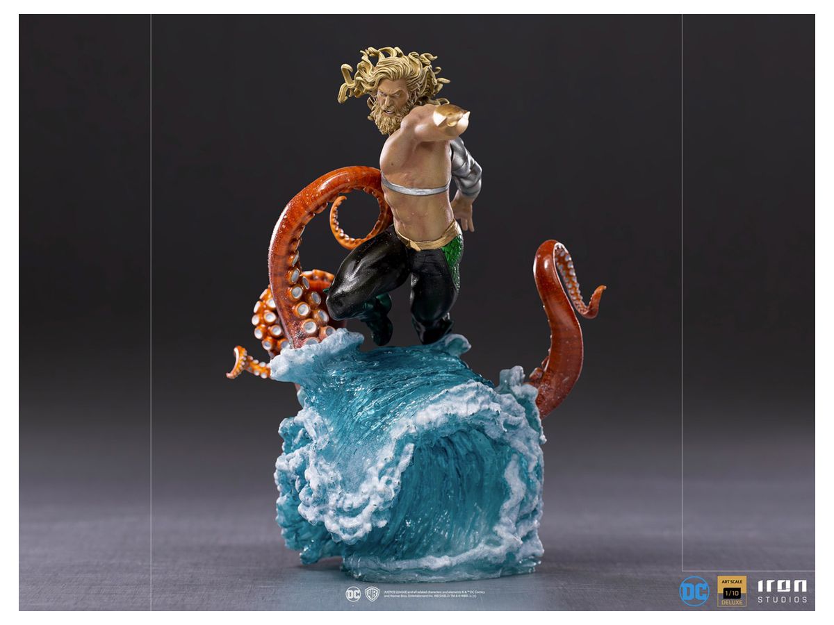 デラックス・アートスケール 1/10 アクアマン 1/10 DC アイアン・スタジオ スタチュー デラックス・アート