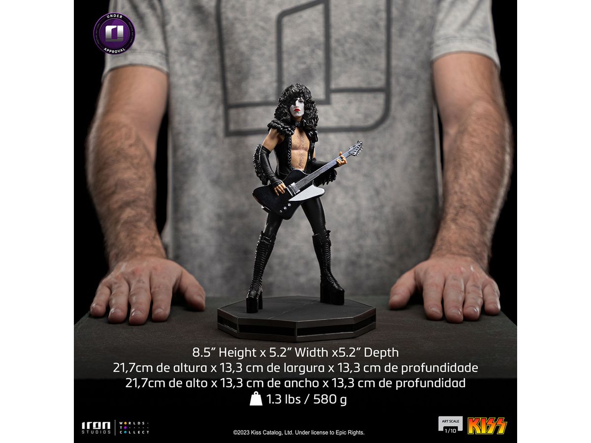 1/10 KISS アイアン・スタジオ スタチュー アートスケール ポール