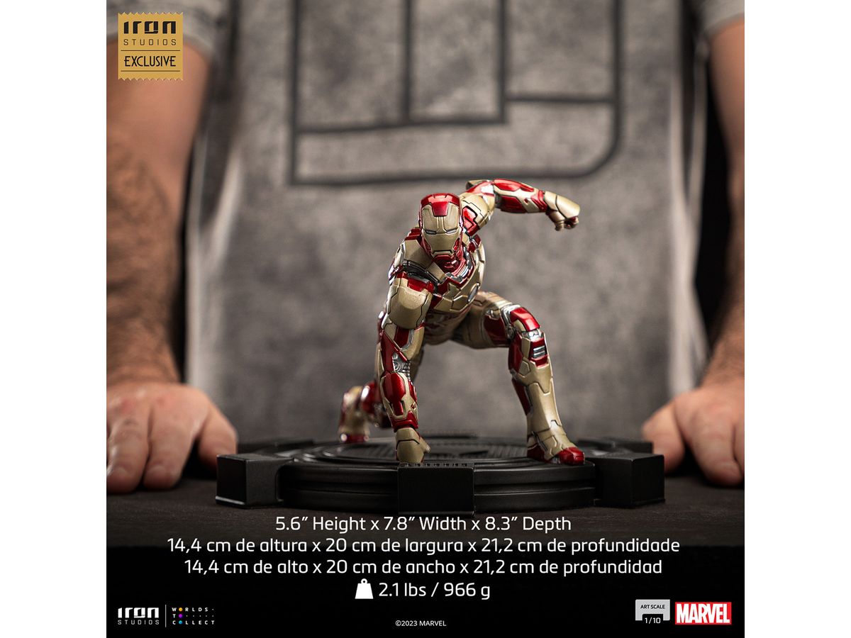 MARVEL - アイアンスタジオ　アイアンマンイリュージョン　1／１０ Iron Studios1/10 Iron Man Unleashed Collectible Static