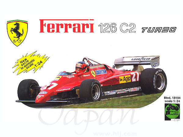 激レア 1/24 Ferrari フェラーリ 126C2 + 250GTO / PROTAR プロター