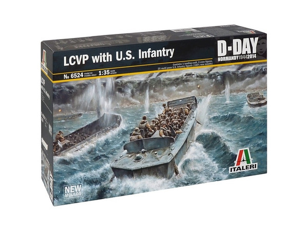 イタレリ 1/35 上陸用舟艇 LCVP フィギュア28体付 1/35 上陸用舟艇 LCVP (フィギュア28体付き) | HLJ.co.jp