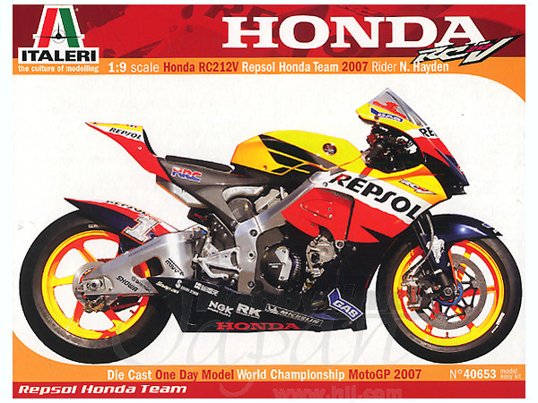 1/9 ホンダ RC211V レプソル ニッキー・ヘイデン (塗装済みキット