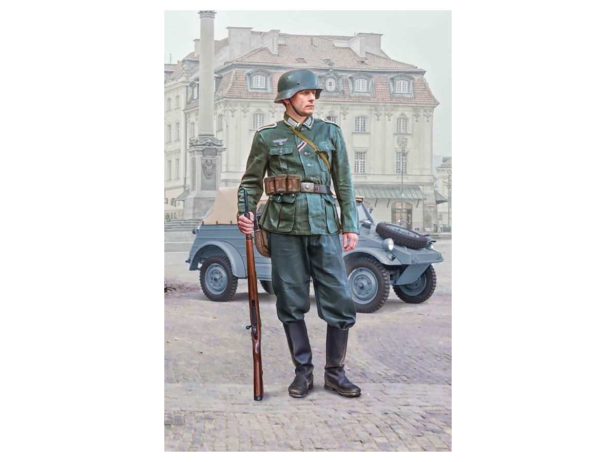 ドイツ軍フィギュア タミヤ 1/16 ワールドフィギュアシリーズ WWII ドイツ国防軍歩兵