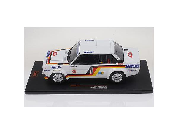 ミニカー　1/18 フィアット 131 アバルト 1979年ラリー・フンスリュック W.Rohrl /C. Geistdorfer #1 [18RMC077] 1/18 フィアット 131 アバルト 1979年ラリー・フンスリュック #1