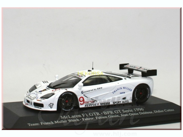 廃盤★1/43マクラーレンF1 GTR★フランクミュラー イクソ KBモデル 1/43 マクラーレン F1 GTR 1996 鈴鹿1000km 6位