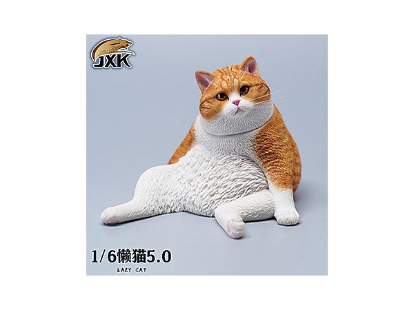 1/6 スコ座り猫 D　＆　ソファー（オレンジ＆白）JXK086D Amazon.co.jp: JXKスタジオ 1/6 スコ座り猫 D ＆ ソファー