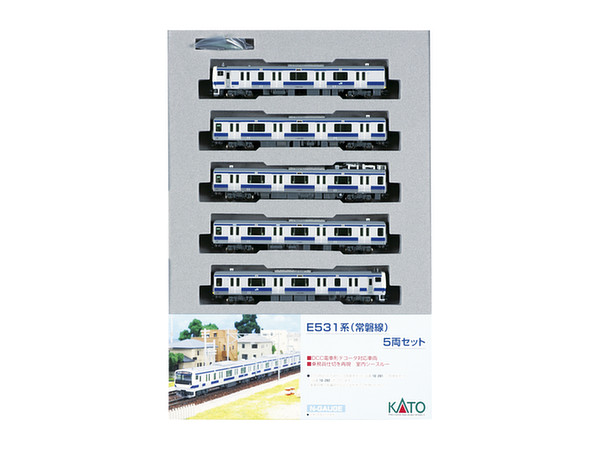 10-283 K453 E531系 付属編成5両セット カトー 10-283 E531系常磐線 付属編成セット(5両) (鉄道模型
