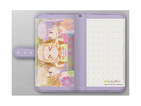 New Game 手帳型スマホケース 青葉 ねね ほたる 汎用lサイズ By キース ホビーリンク ジャパン New Game 手帳型スマホケース 青葉 ねね ほたる 汎用lサイズ By キース ホビーリンク ジャパン