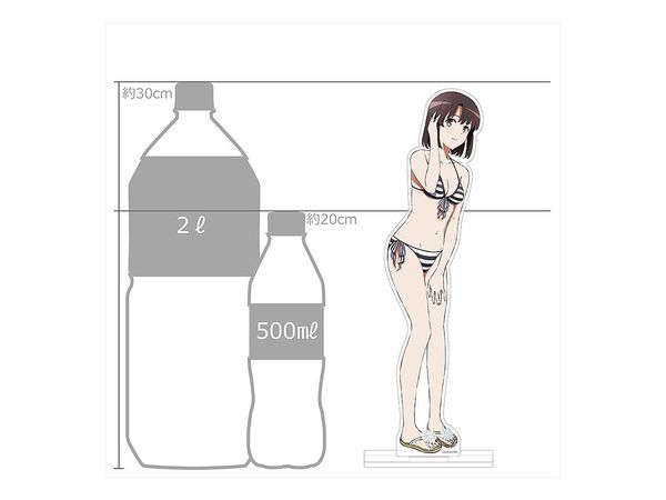 冴えカノ Fine 描き下ろしBIGアクリルスタンド (恵 水着) | HLJ.co.jp