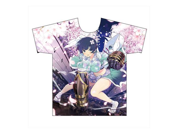 シノビマスター 閃乱カグラ New Link フルグラフィックtシャツ 夜桜 Xlサイズ