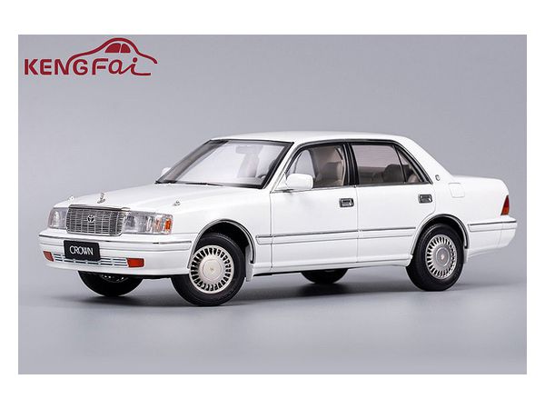 1/18 Toyota Crown 155 10代目 ホワイト 合金自動車モデル 1/18 TOYOTA CROWN 155 Pearl White 左ハンドル仕様 | HLJ.co.jp