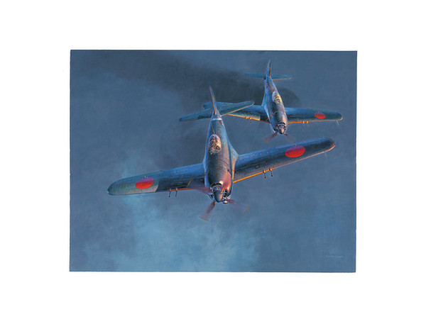 小池繁夫アートプリント 三菱海軍零式艦上戦闘機二一式 A6m2 小池繁夫アートプリント 三菱海軍零式艦上戦闘機二一式 A6m2