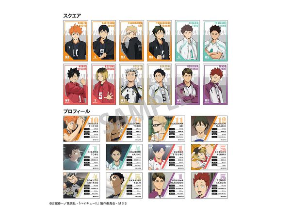 ハイキュー トレーディングステッカー3 1box 12pcs ハイキュー トレーディングステッカー3 1box 12pcs