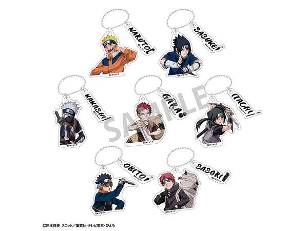 NARUTO　アクリルキーホルダーコレクション　全12種