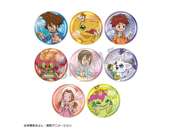 デジモン 缶バッジ デジモンアドベンチャー】缶バッジランダム お台場（全55種