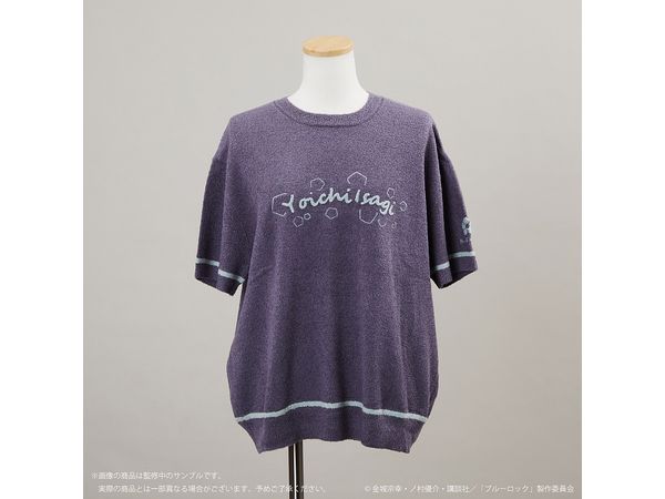衣料雑貨　潔世一 ルームウェア プルオーバー パープル ユニセックスサイズ 「ブルーロック meets Palude」 ブルーロック: ルームウェアプルオーバー (ユニセックス) 潔 世