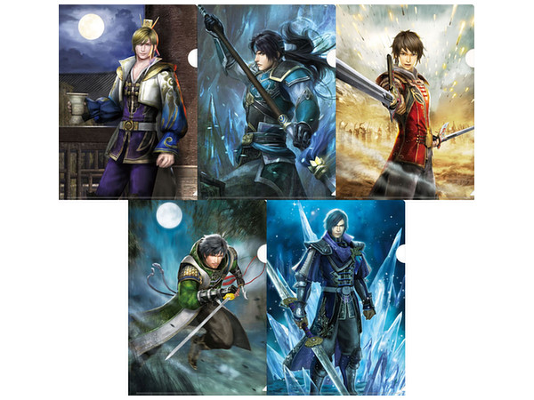 真・三國無双7 英傑クリアファイル A (郭嘉､趙雲､陸遜､徐庶､曹丕