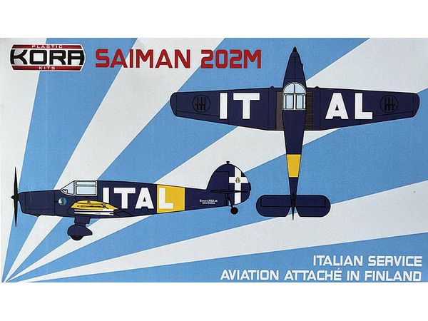 1/72 SAIMAN 202M フィンランド駐在イタリア空軍随行員専用機 1/72 SAIMAN 202M フィンランド駐在イタリア空軍随行員専用機