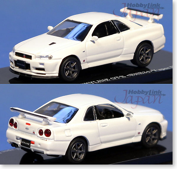 1/64 R34 スカイライン GT-R 後期型 パールホワイト | HLJ.co.jp