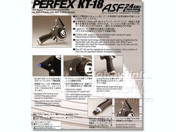 ミニッツレーサー 2.4GHz コンバージョンセット (Mr-015/20用) | HLJ.co.jp
