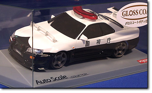 ミニッツ 警視庁パトカーGT-R34 ニッサン スカイライン GT-R R34