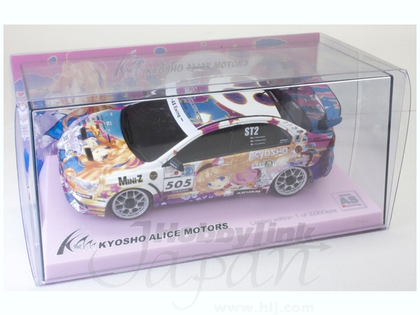 【限定品】ミニッツASC アリスモータース　ランサーEVO Ⅹ(おまけ付き) ASC MA-010 KYOSHO アリスモータース ランサー エボX MZP409A | 京商