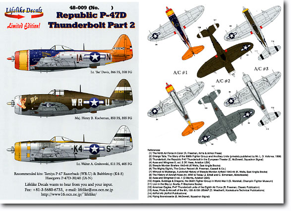1/48 リパブリック P-47 サンダーボルト Part. 2 英語版 | HLJ.co.jp