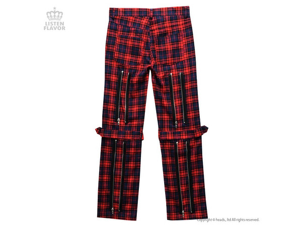 チェック切替ボンテージパンツ レッド M | HLJ.co.jp