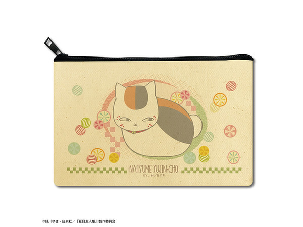 夏目友人帳 フラットポーチ デザイン 01 ニャンコ先生 A By ライセンスエージェント ホビーリンク ジャパン