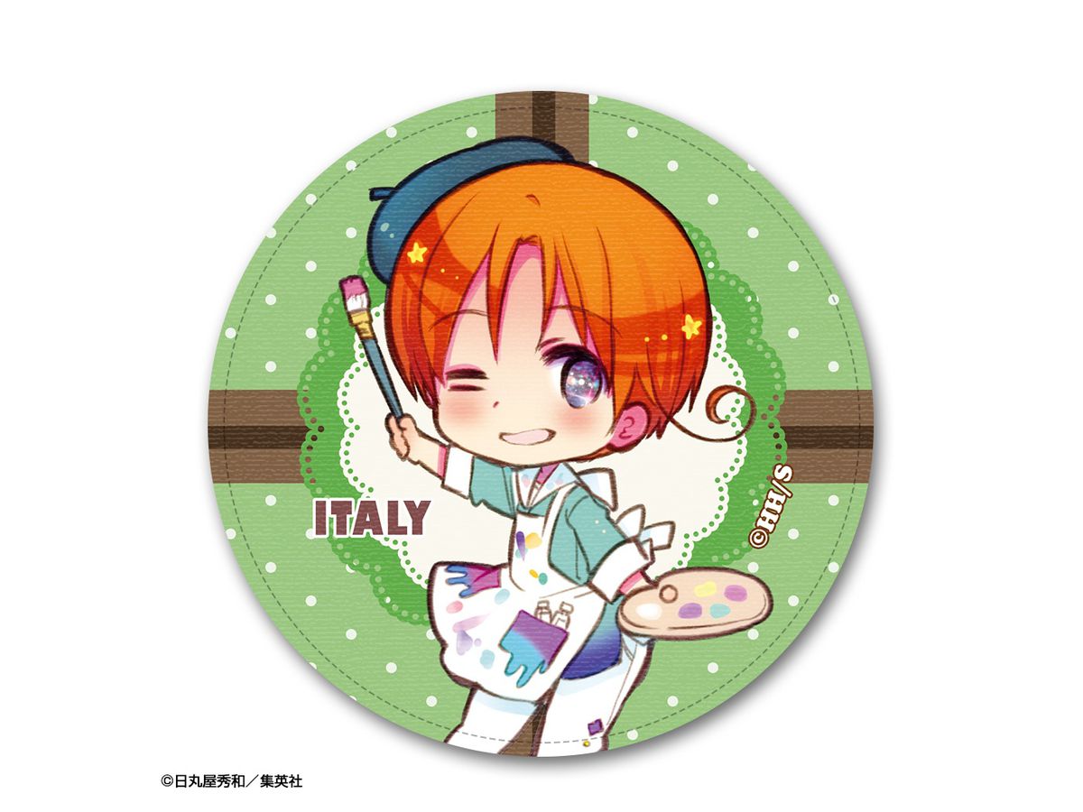 ヘタリア World Stars レザーバッジ Ver.2 デザイン 01 (イタリア