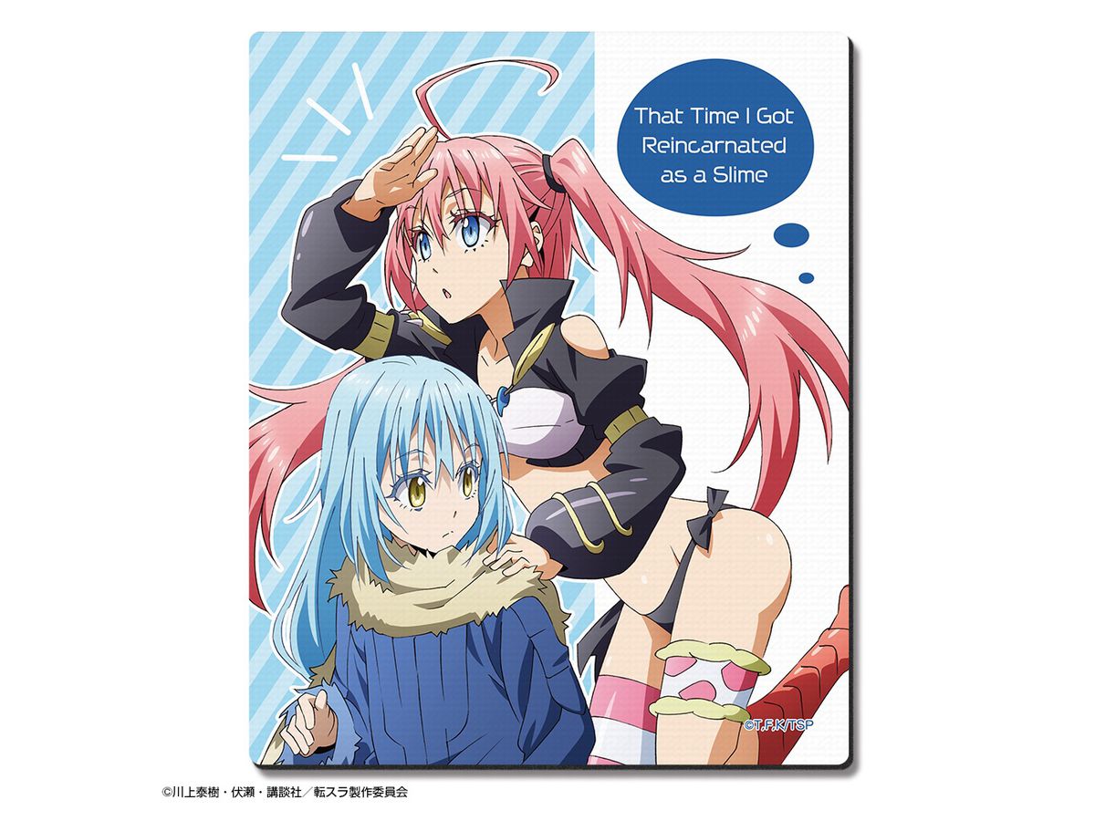 転生したらスライムだった件 ラバーマウスパッド デザイン05 リムル ミリム A 転生したらスライムだった件 ラバーマウスパッド デザイン05 リムル ミリム A