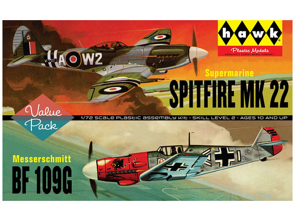 1/72 スピットファイア Mk.22 VS メッサーシュミット Bf109G | HLJ.co.jp