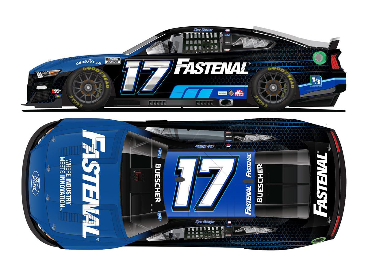 1/64 クリス・ブッシャー #17 ファステナル フォード マスタング