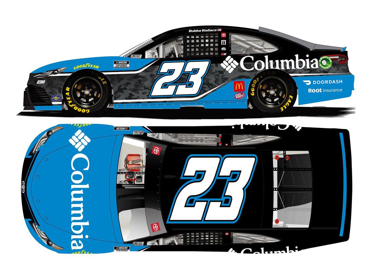 1/24 ババ・ウォレス #23 コロンビア TOYOTA カムリ NASCAR 2021