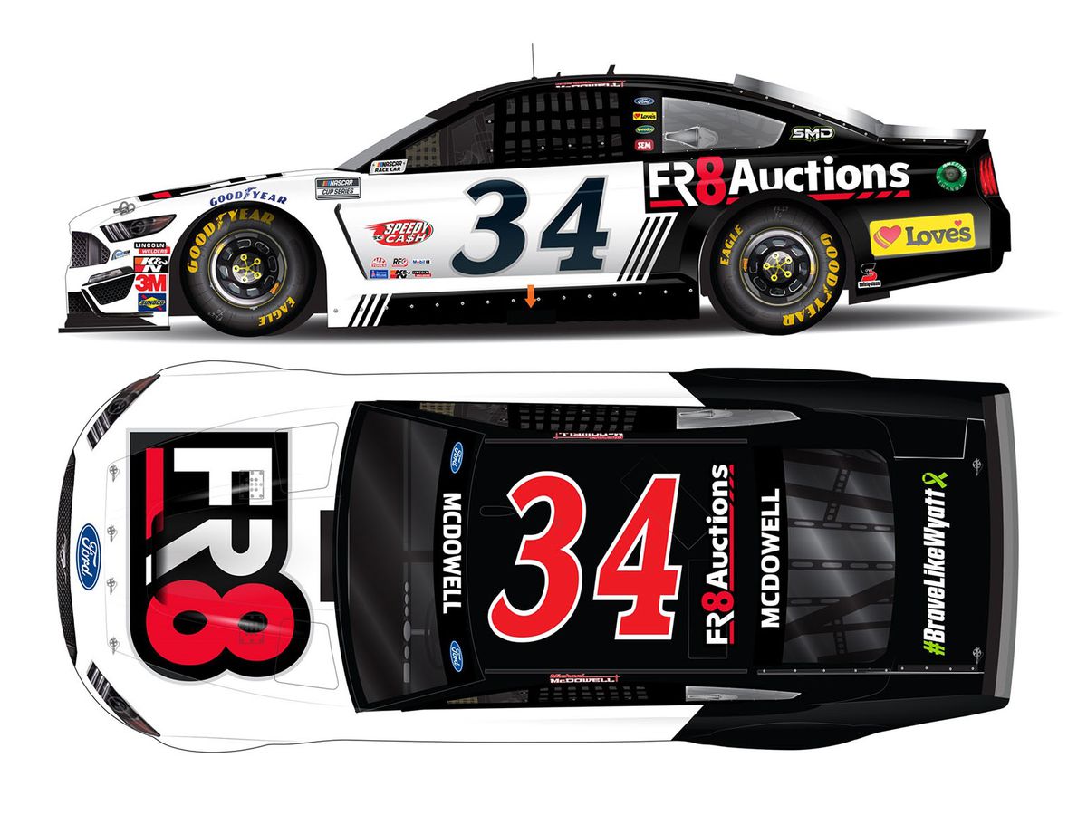 1/64 マイケル・マクドウェル #34 Fr8 オークションズ フォード