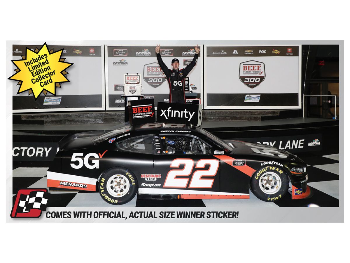 1 64 オースティン シンドリック 22 ベライゾン5g フォード マスタング Nascar 21 デイトナ インターナショナル スピードウェイ ウィナー