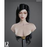 ドールアクセサリー　1/6 女性ヘッドパーツD：Black Long Hair 1/6 女性ヘッドパーツ D : Black Long Hair | HLJ.co.jp