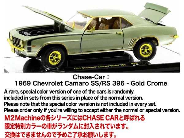 ミニカー　1/24 1969 Chevrolet Camaro SS/RS 396 [40300-98A] 1969-chevrolet-camaro-ssrs-396